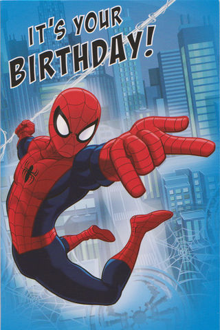 Spider-Man - It's Your Birthday Card - Retrospace