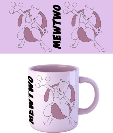 Pokemon - Mewtwo Coffee Mug - Retrospace