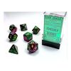 Dice – Gemini Green-Purple/Gold Polyhedral 7-Die Set