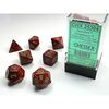 Chessex - Strawberry Speckled Polyhedral 7-Die Set