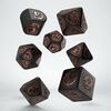 Q Workshop - Dragons Modern Dice Set: Obsidian