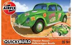 Airfix Quickbuild Flower Power VW Beetle Green - Model Kit