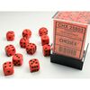 Dice - Opaque 12mm d6 (36 Dice) Orange/black