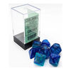 Dice – Gemini Blue-Blue/light blue Luminary Polyhedral 7-Die Set