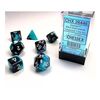 Dice - Gemini Black-Shell with White Classic Polyhedral Signature Series Dice