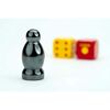 CATAN Premium Robber & Metal Dice Set- Hematite