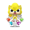 Sonic the Hedgehog - Super Sonic with Emeralds Flocked Pop! Vinyl (Games Plus #1059)