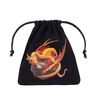 Q Workshop - Dragon Black & adorable Dice Bag