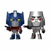 Transformers: G1 - Optimus Prime & Megatron Metallic Pop! Vinyl 2 -Pack (Retro Toys)