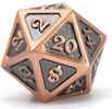 D20 Die Hard Dice Metal - Mythica Battleworn Copper (Single)