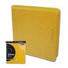 BCW Zipper Folio 12-Pocket LX Yellow