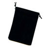 Suede Cloth Dice Bag (large, Black)