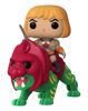 Masters of the Universe - He-Man on Battlecat Flocked Pop! Vinyl Figure (Rides #84)