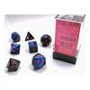 Dice - Gemini Black-Starlight with Red Classic Polyhedral Signature Series Dice