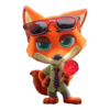 Zootopia - Nick Wilde (Velvet Hair Version) Cosbaby