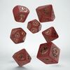 Q Workshop - Dragons Modern Dice Set: Ruby