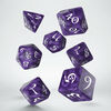 Q Workshop - Classic RPG Lavender & white Dice Set