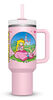 Super Mario - Princess Peach Travel Cup (with Straw)