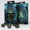 Q Workshop - Call of Cthulhu Dice Black & glow-in-the-dark Dice Set