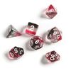 Sirius Dice Set - Pink, Clear, Black Resin