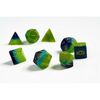 Sirius Dice Set - Green + Blue Translucent