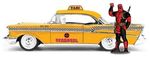 Deadpool - Chevy Yellow Taxi 1:24 Scale Hollywood Rides Diecast Vehicle