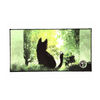 TOYGER Fluffy Playmat Animal: Black Cat and Bird