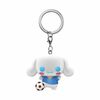 Hello Kitty and Friends - Cinnamoroll (with Soccer Ball) Flocked Pop! Keychain
