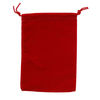 Suede Cloth Dice Bag (Small, Red)