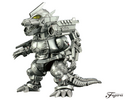 Godzilla - Chibimaru Mechagodzilla 70th Anniversary Version Model Kit