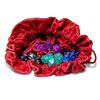 Dragon Storm Velvet Compartment Dice Bag: Red